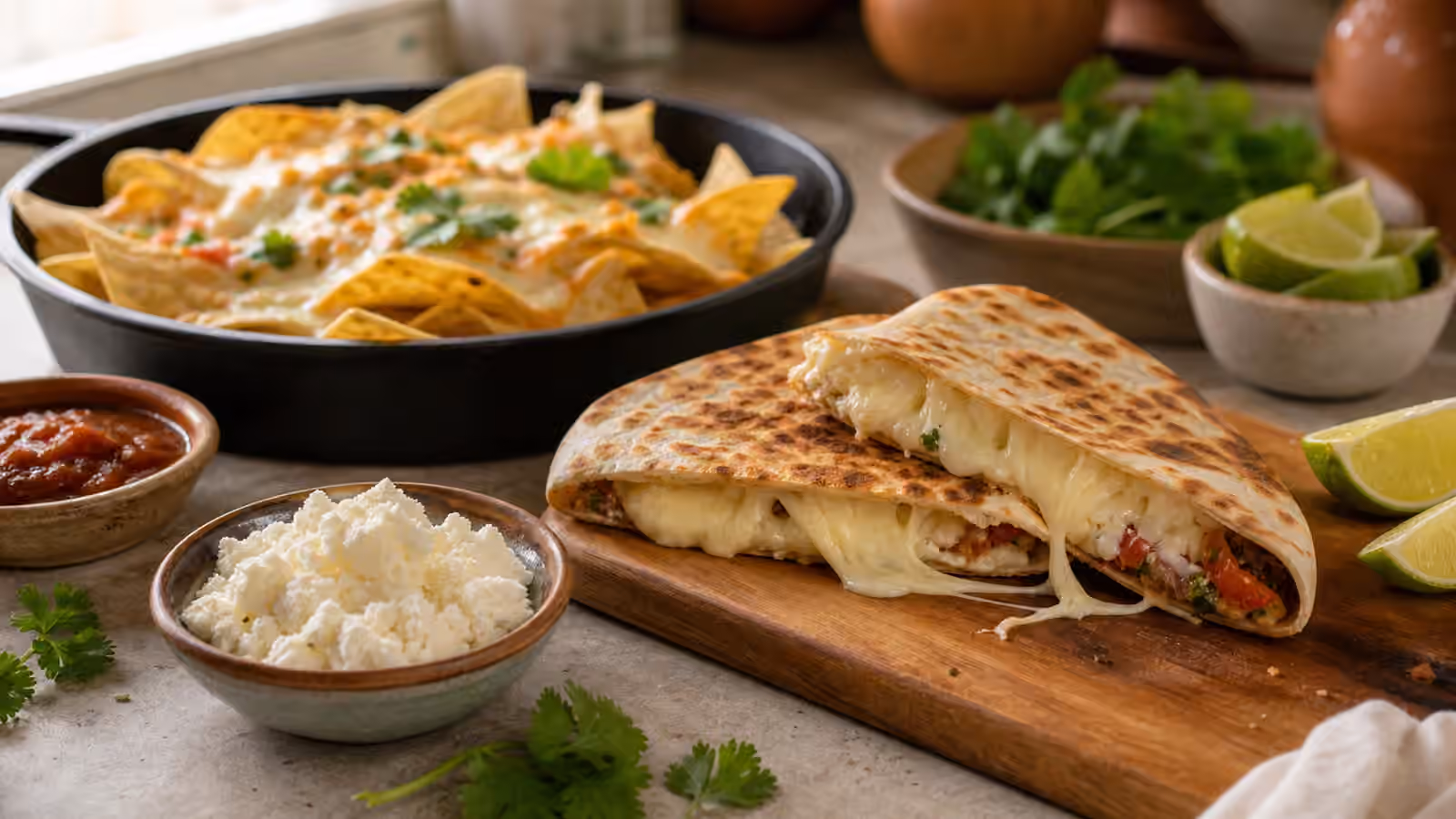 Cheese for Tacos, Quesadillas, and Nachos: Melt, Crumble, Salt, and Stretch