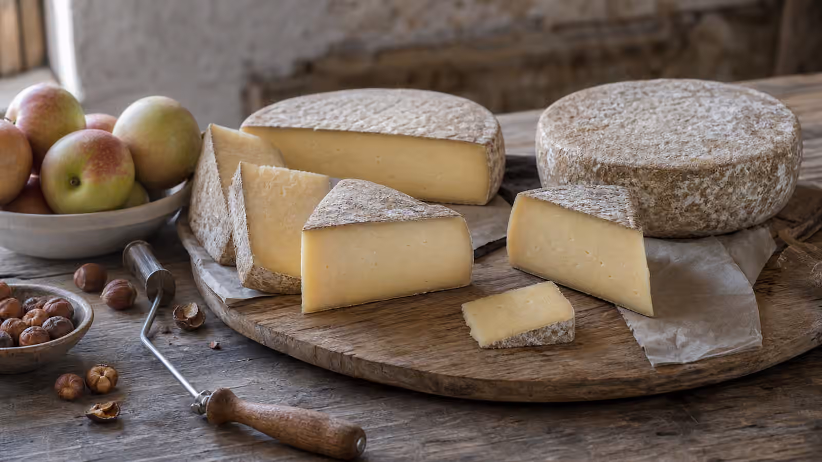 Natural-Rind Tommes: Quiet Wheels, Earthy Edges, and Serving