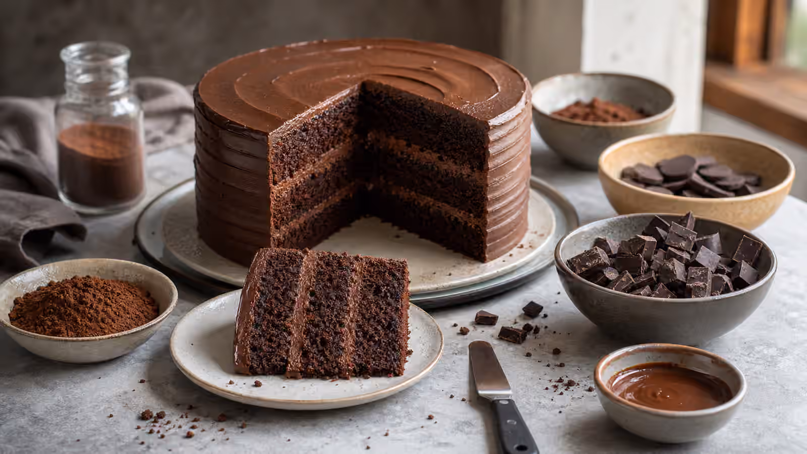Chocolate Layer Cakes: Crumb, Cocoa, and Clean Flavor