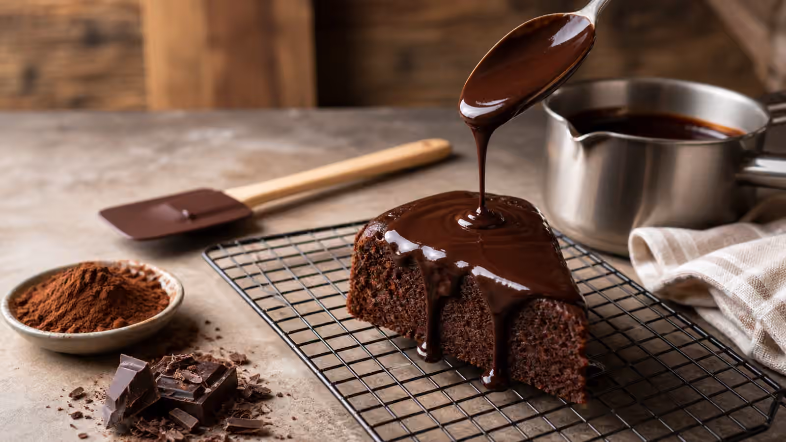 Chocolate Sauces and Glazes: Shine, Thickness, and Setting