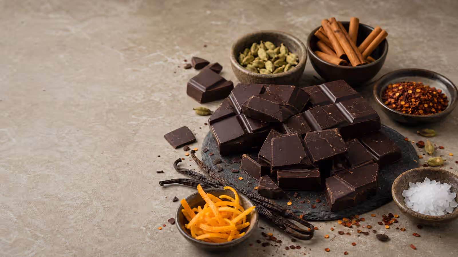 Chocolate and Spices: Cinnamon, Chile, Cardamom, and Warm Balance