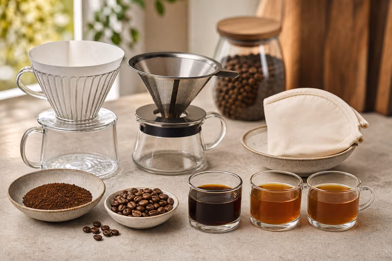Coffee Filters: Paper, Metal, and Cloth in the Cup