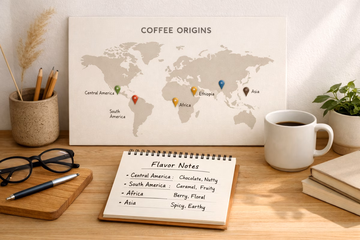Coffee Origins Guide: Regions, Terroir, and Flavor Profiles
