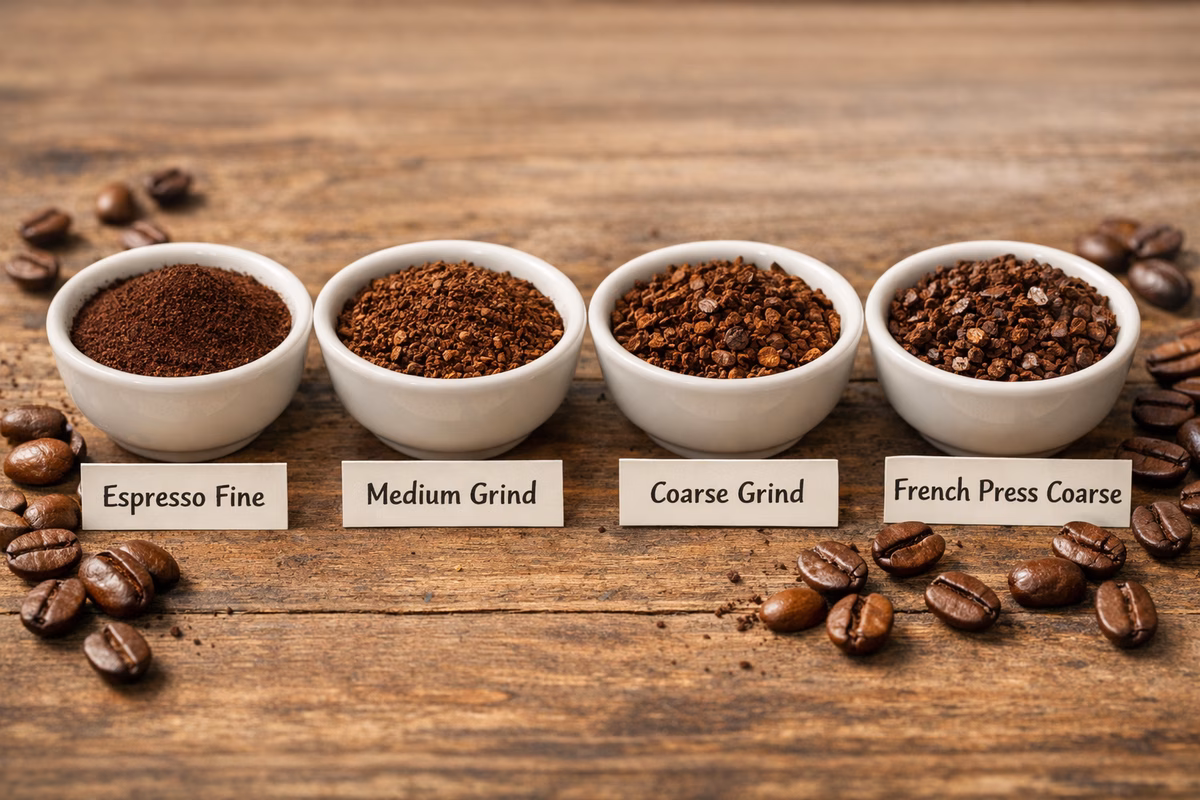 Coffee Grind Size Guide: From Espresso to French Press