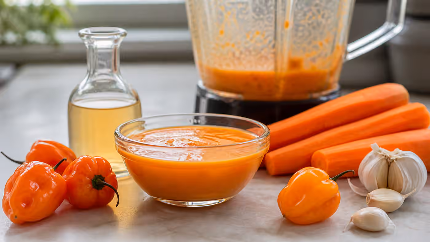 Carrot Habanero Hot Sauce