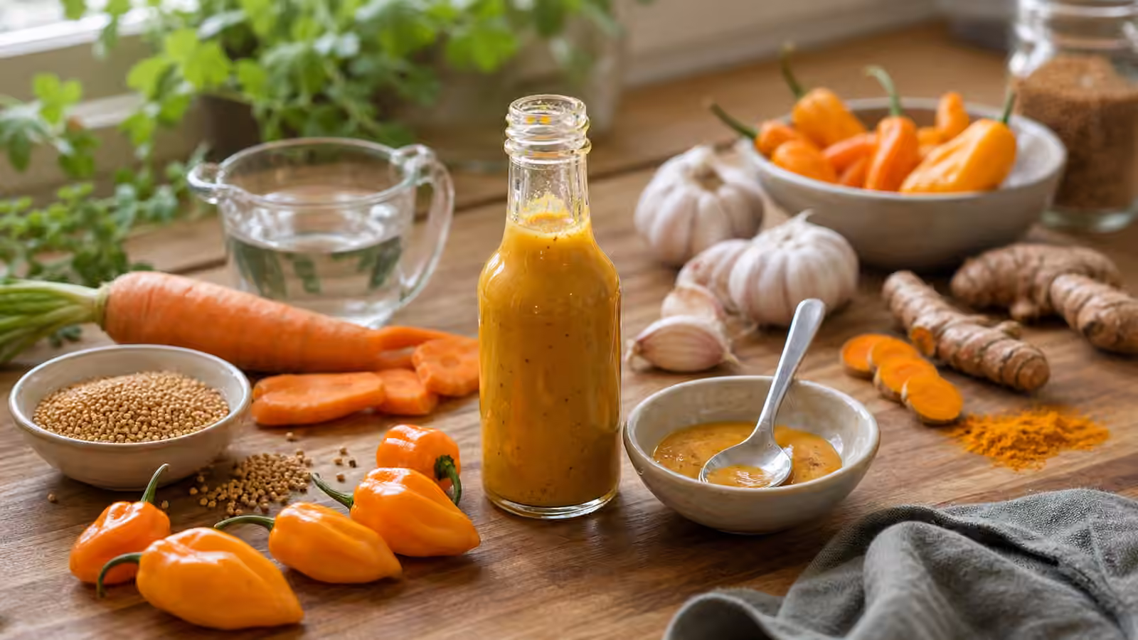 Mustard-Backed Hot Sauce