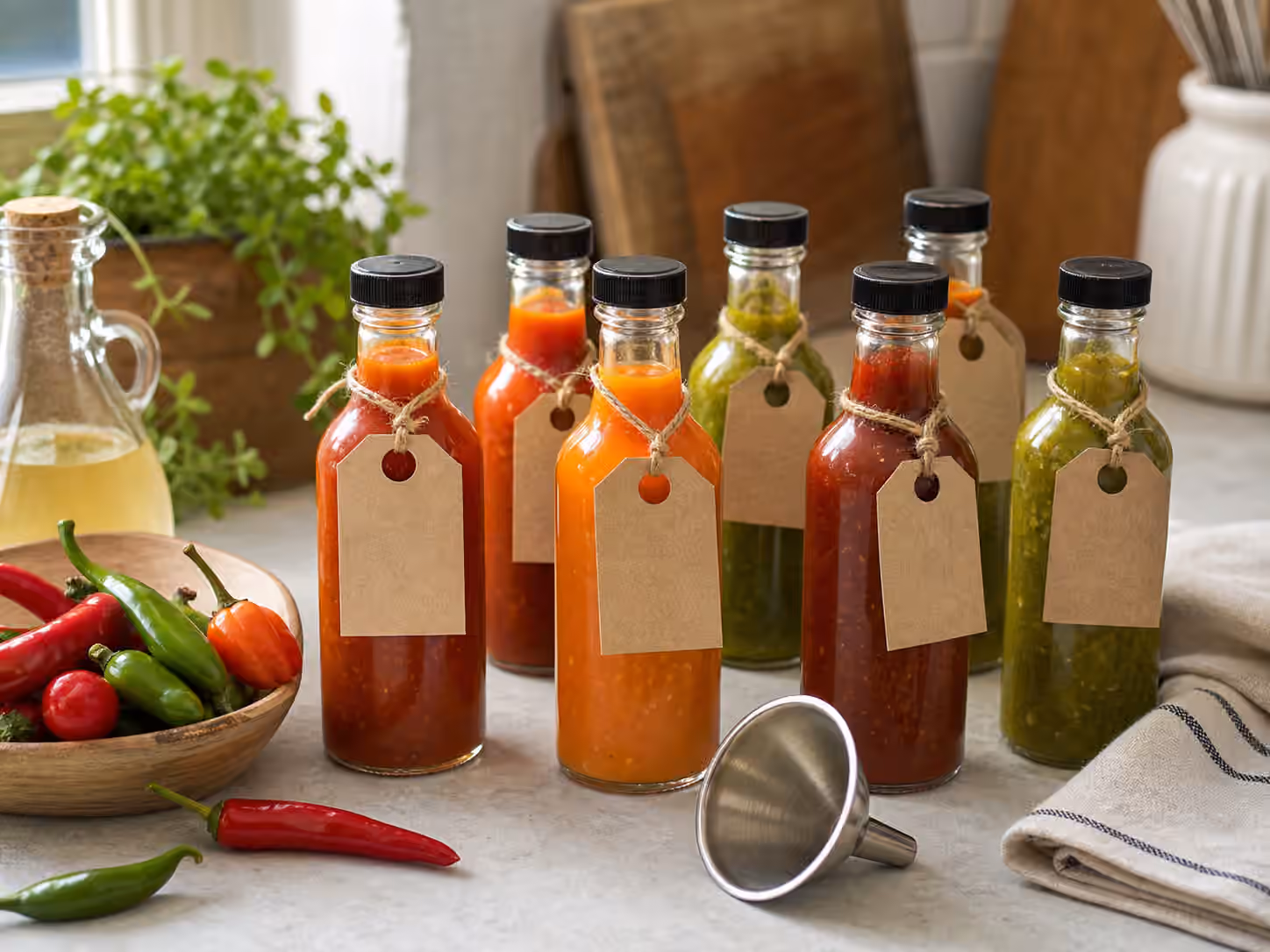 Sharing Homemade Hot Sauce