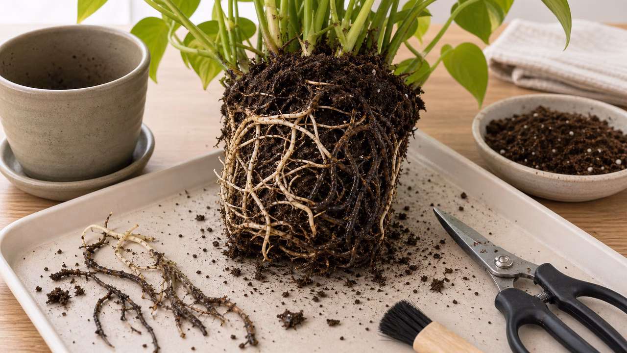 A practical indoor plant care setup for root rot basics for houseplants.