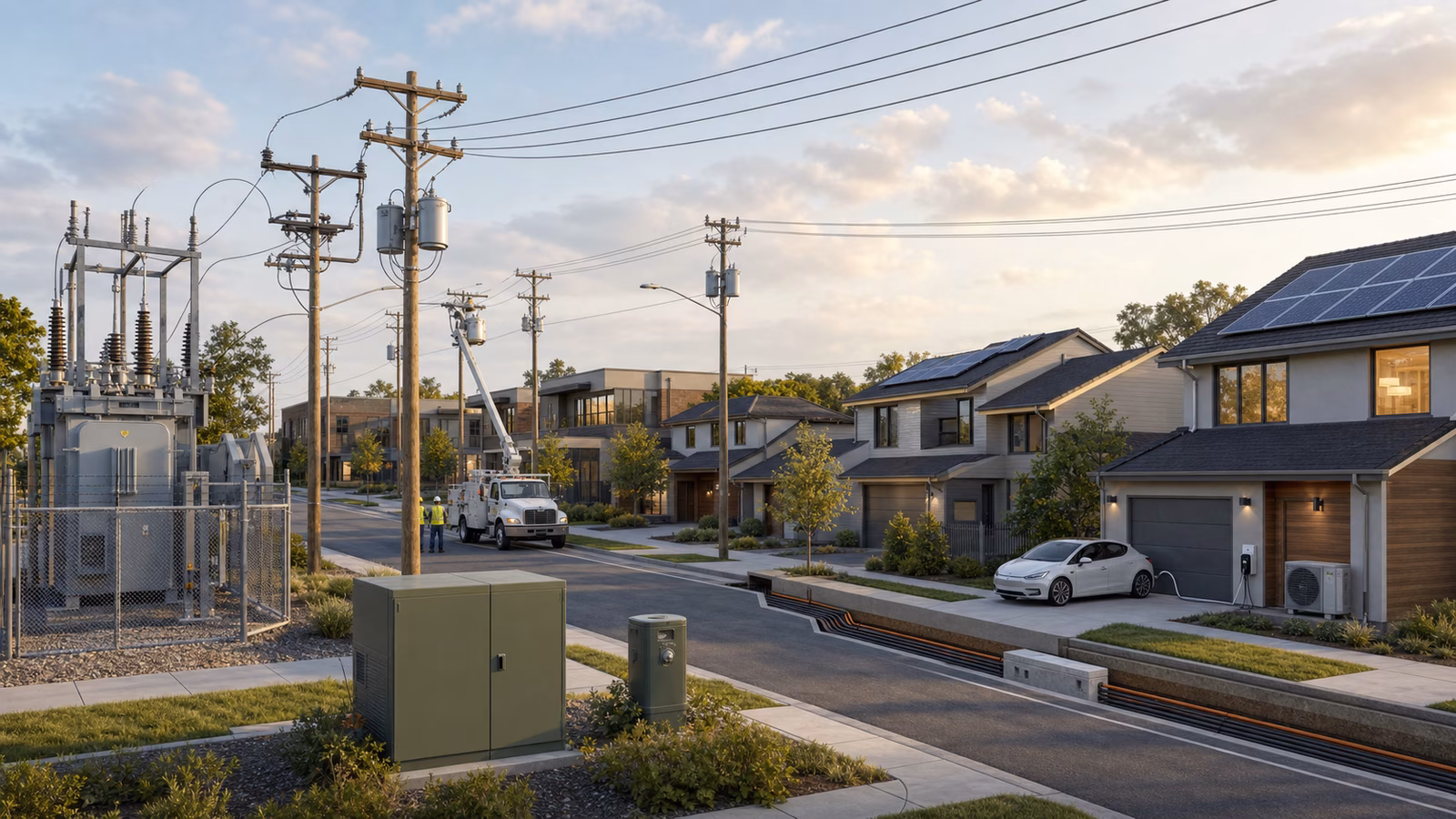 Distribution Grid Upgrades: The Neighborhood Layer of Future Power