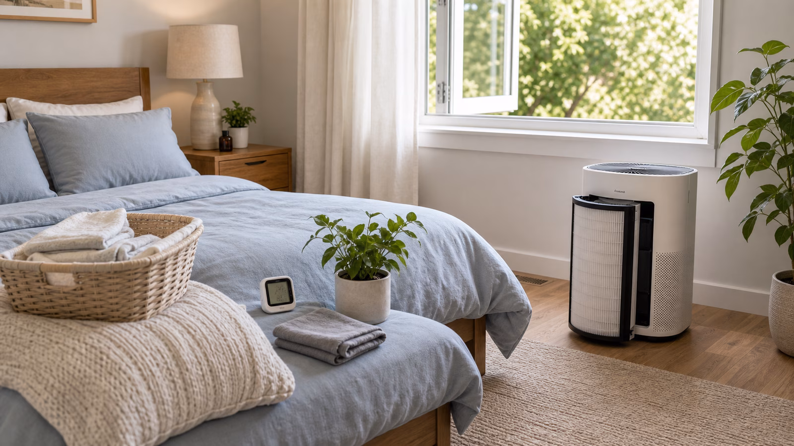 Bedroom Air Quality Basics: Freshness, Dust, Humidity, and Filtration