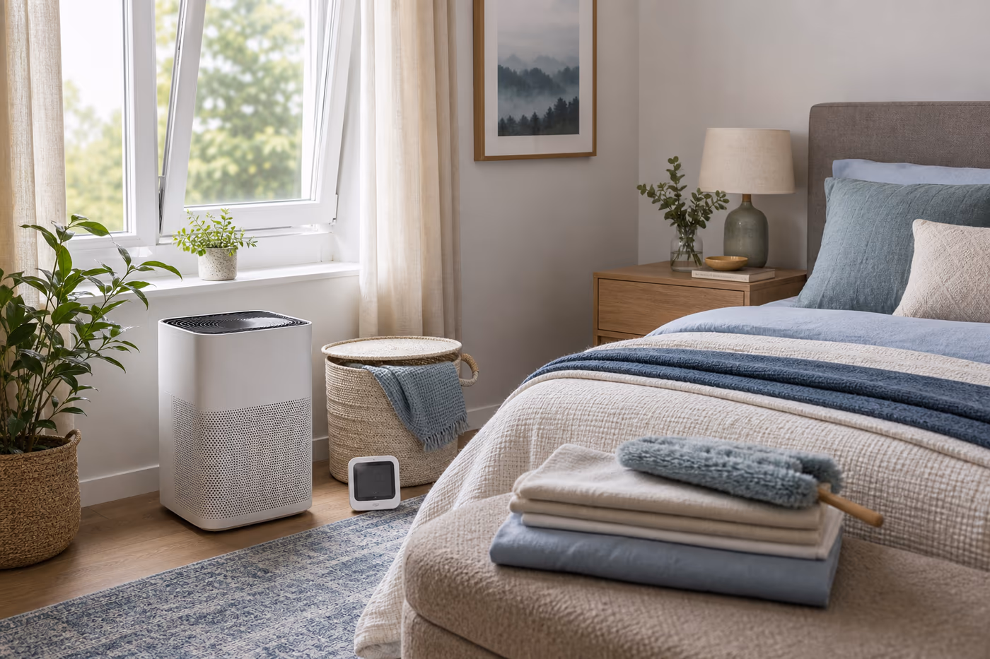 Bedroom Air Quality Basics: Freshness, Dust, Humidity, and Filtration