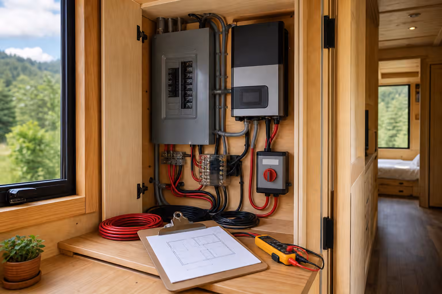 Tiny Home Electrical Planning: Shore Power, Circuits, Batteries, and Everyday Loads